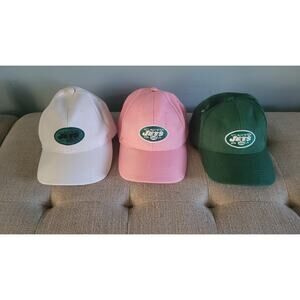Bundle of 3 vintage-style New York Jets hats